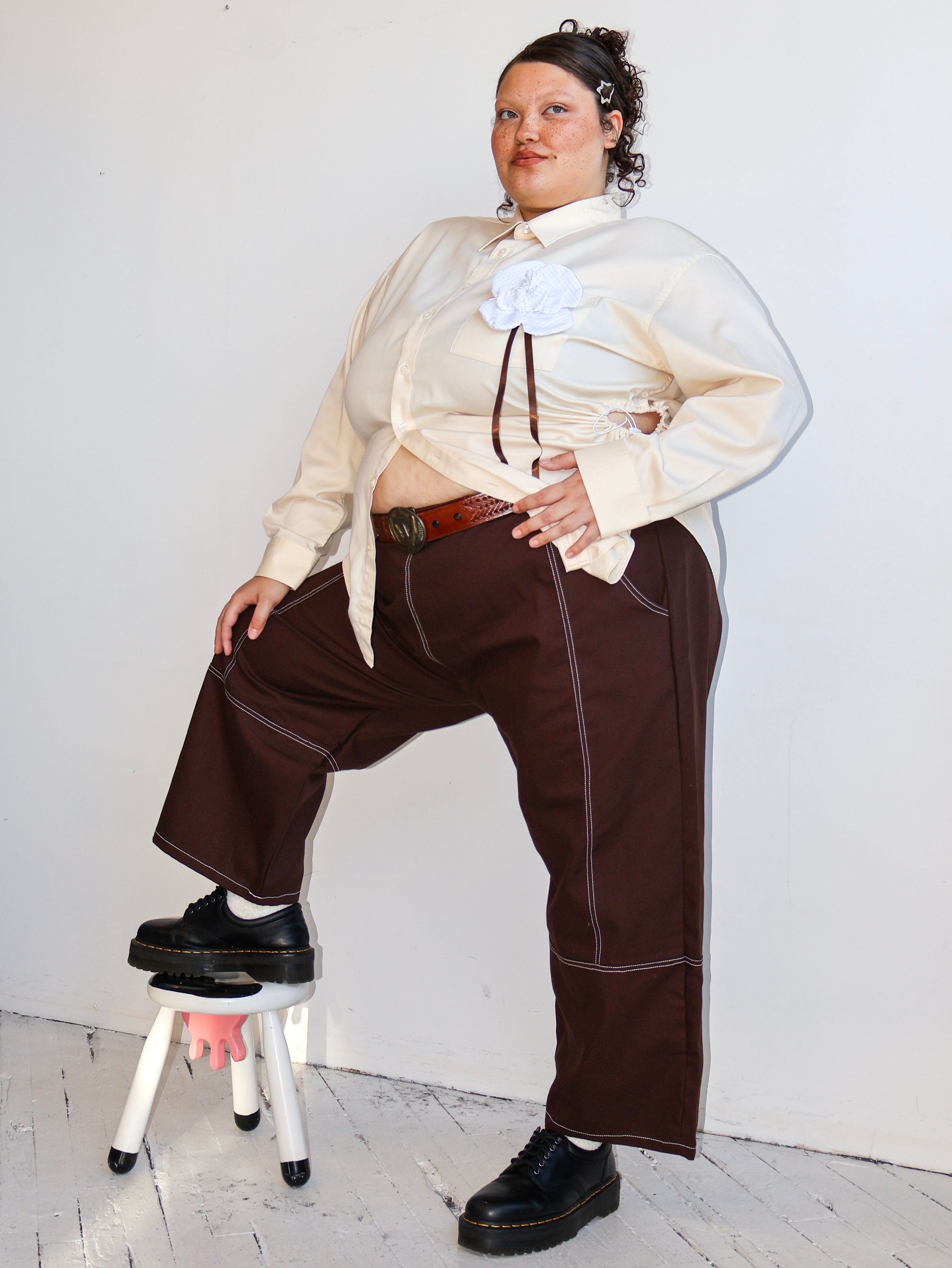 Nettle's Tale - Brown Campbell Pants (XL-4X)