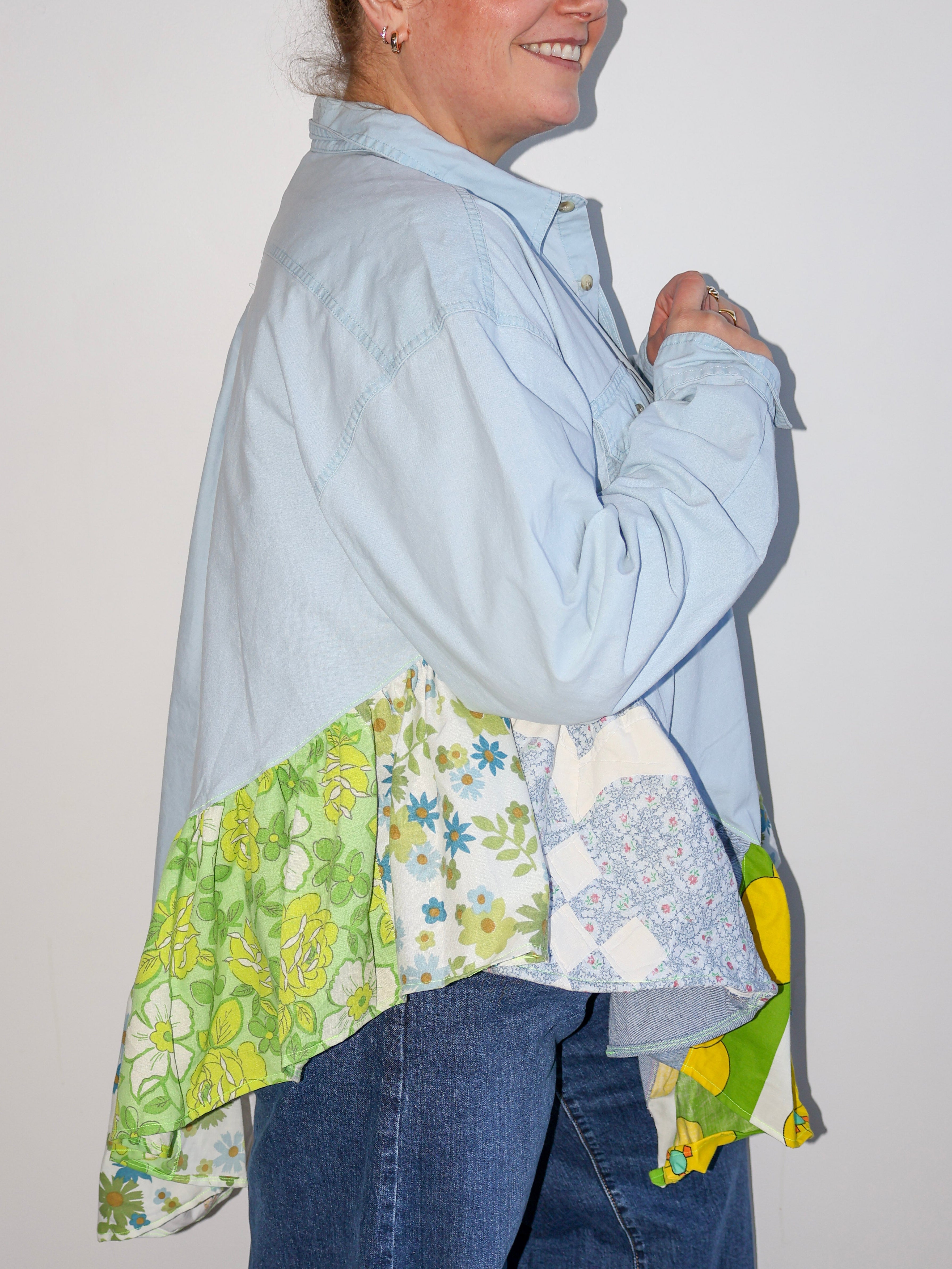 Cassie's Shop - Katrina Ruffle Shirt (2X/3X)