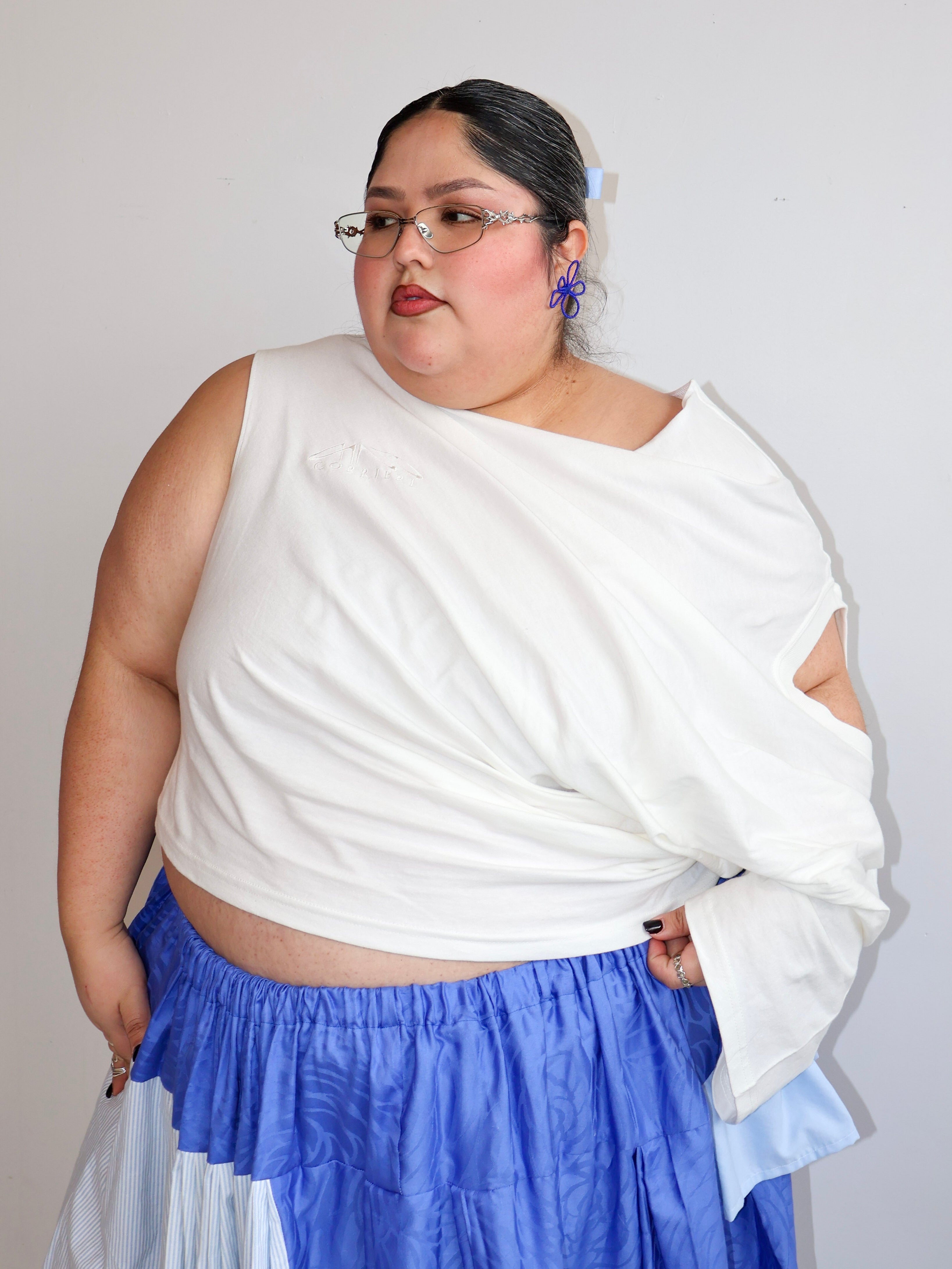 Gina Corrieri x BRZ - NYC U Top - White (4X)