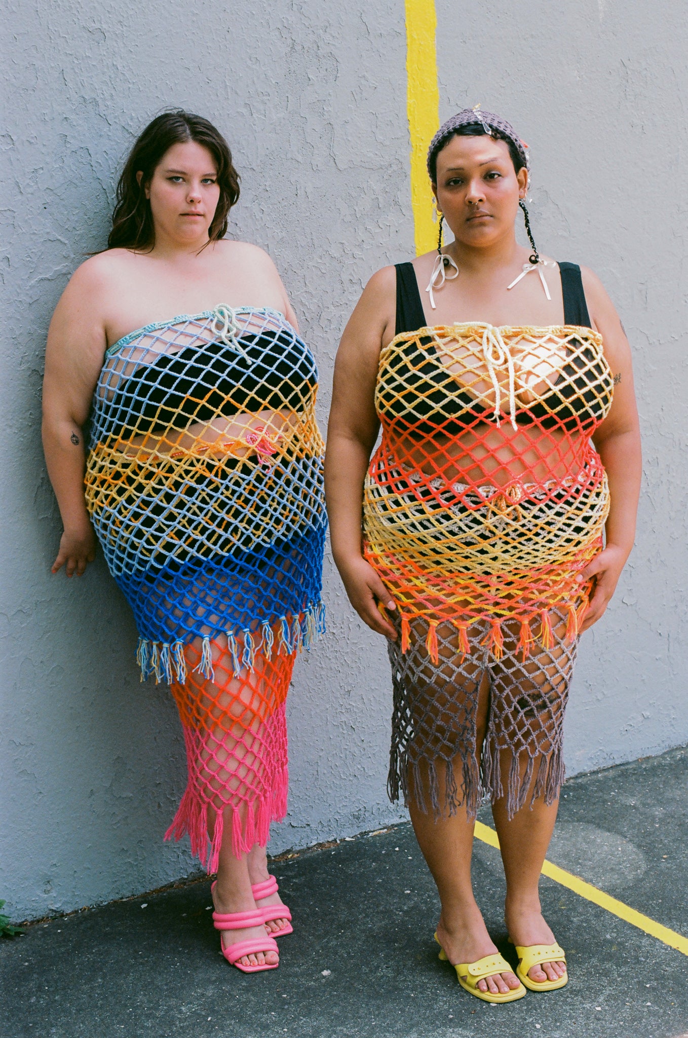 Theo Bot x BRZ - Muted Crochet Mermaid Skirt