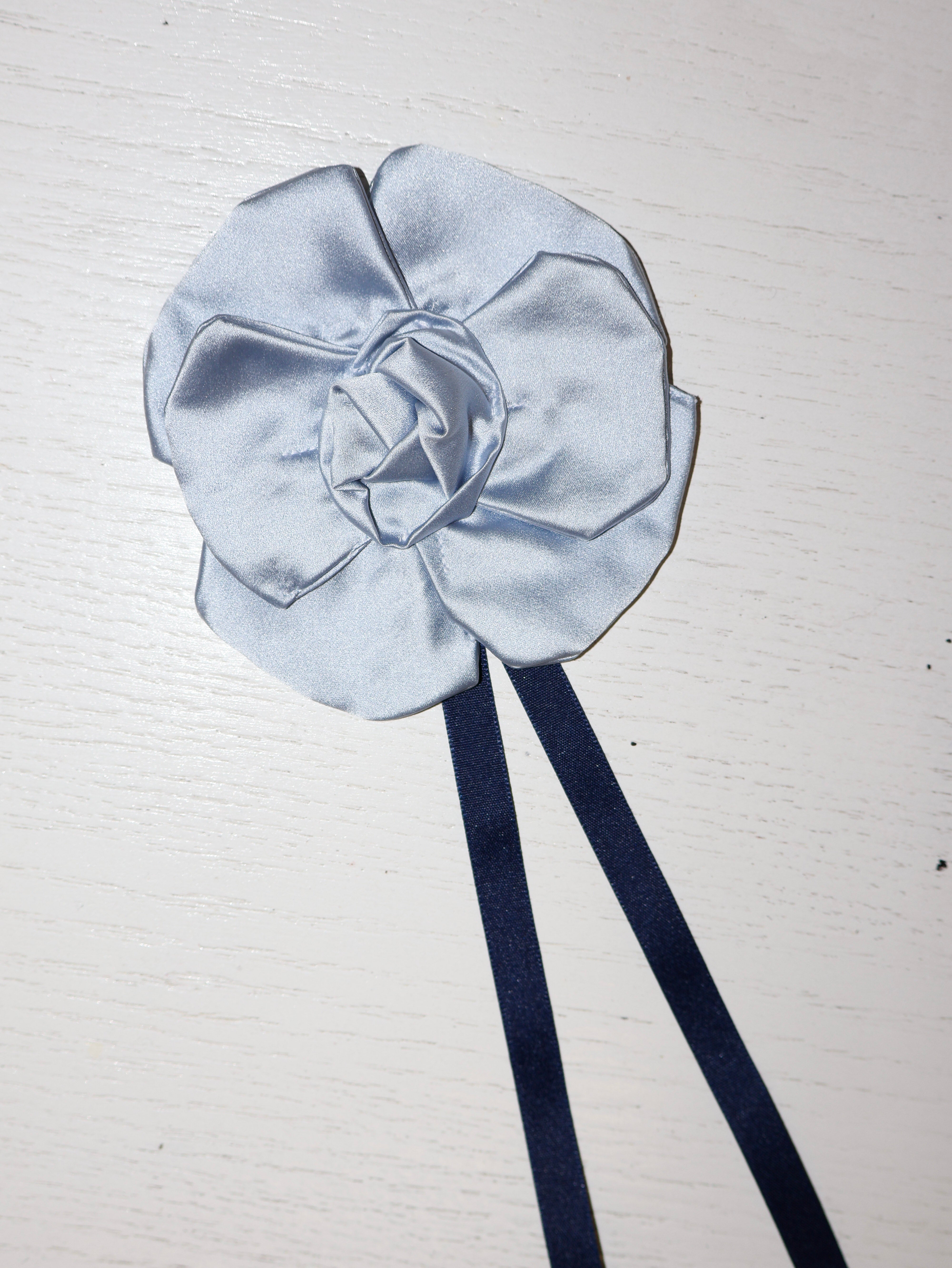 Grandpa's Shirts - Silky Blue Brooch