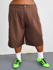 KkCo x BRZ - Rivet Trouser Shorts (1X-4X)