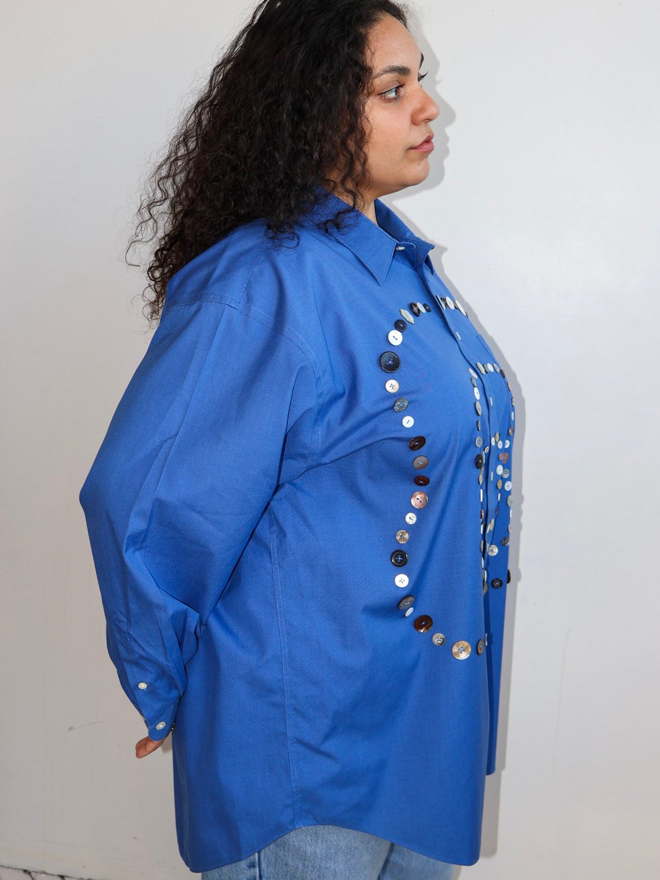 Maya x BRZ - Blue Spiral Shirt (3X)