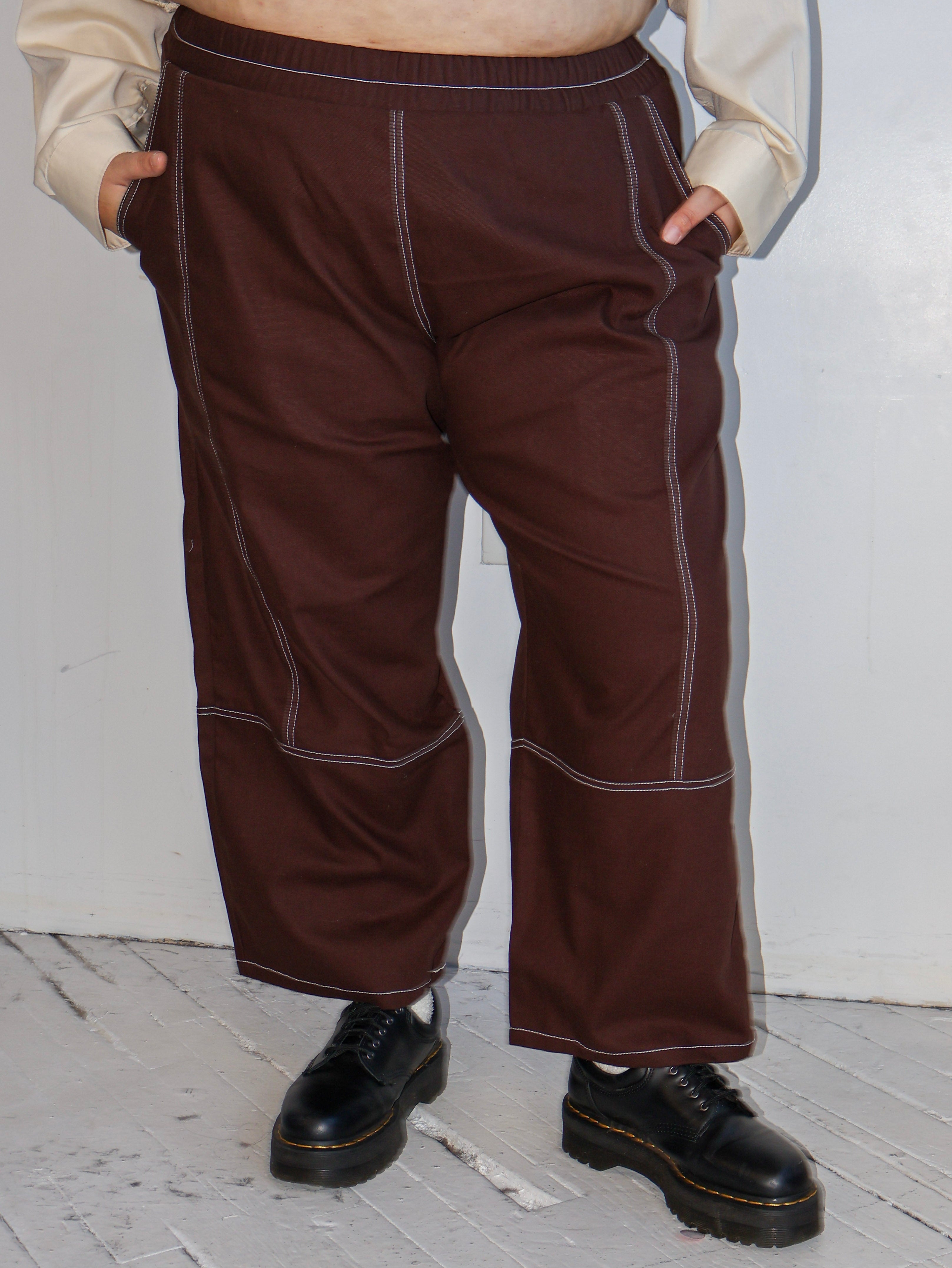 Nettle's Tale - Brown Campbell Pants (XL-4X)