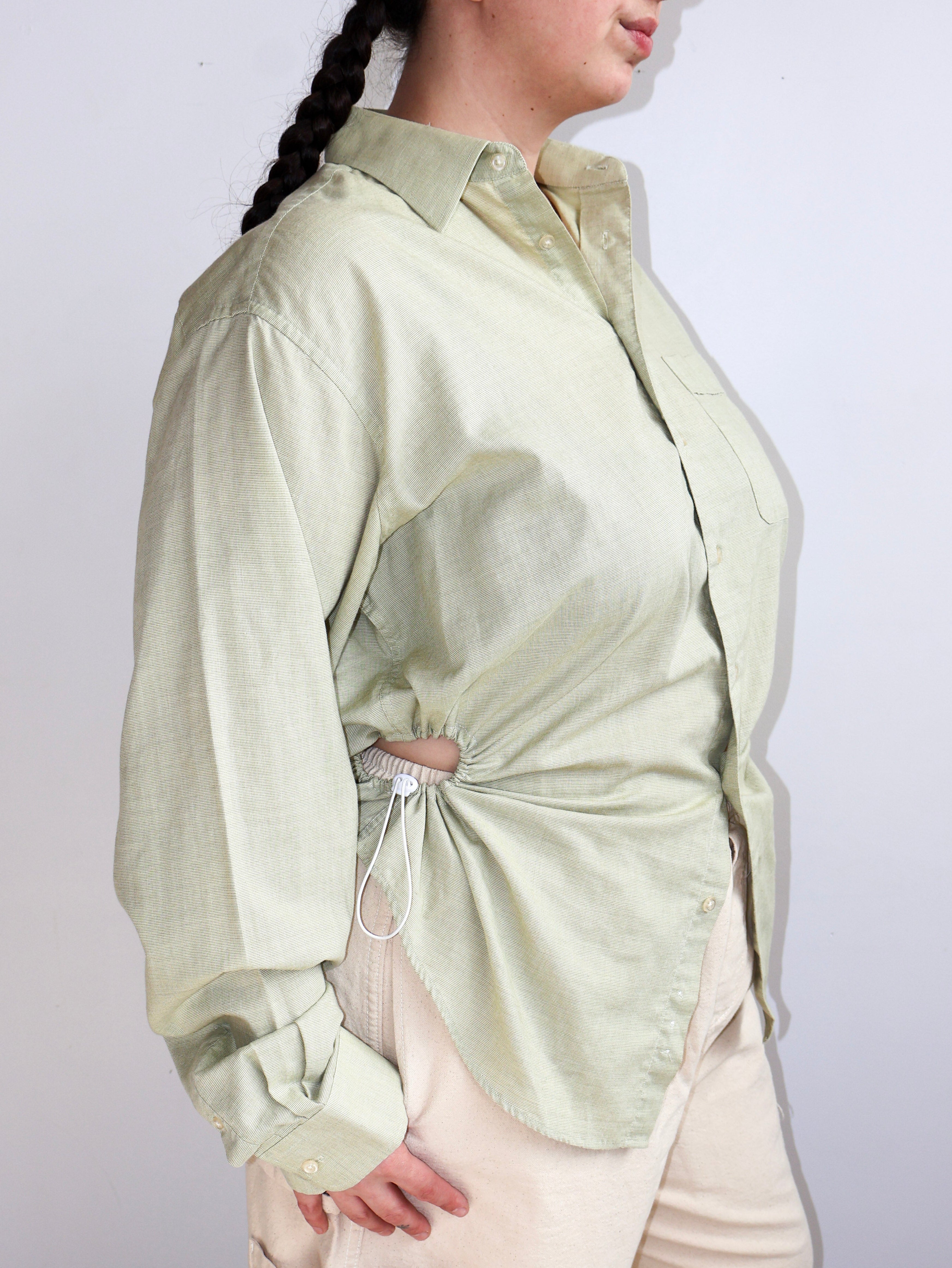 Nena Hansen -  Green Bungee Shirt (1X/2X)