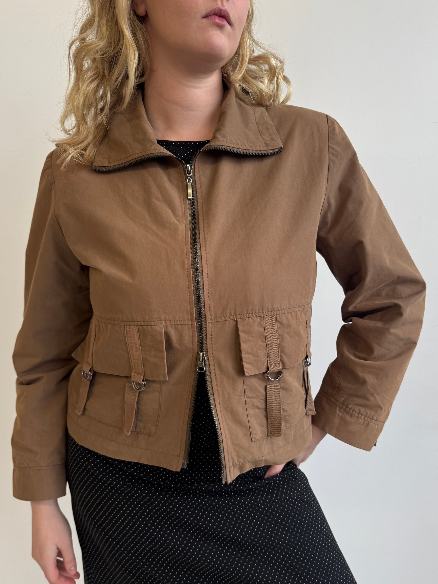 Vintage - Light Brown Utility Jacket (XL)