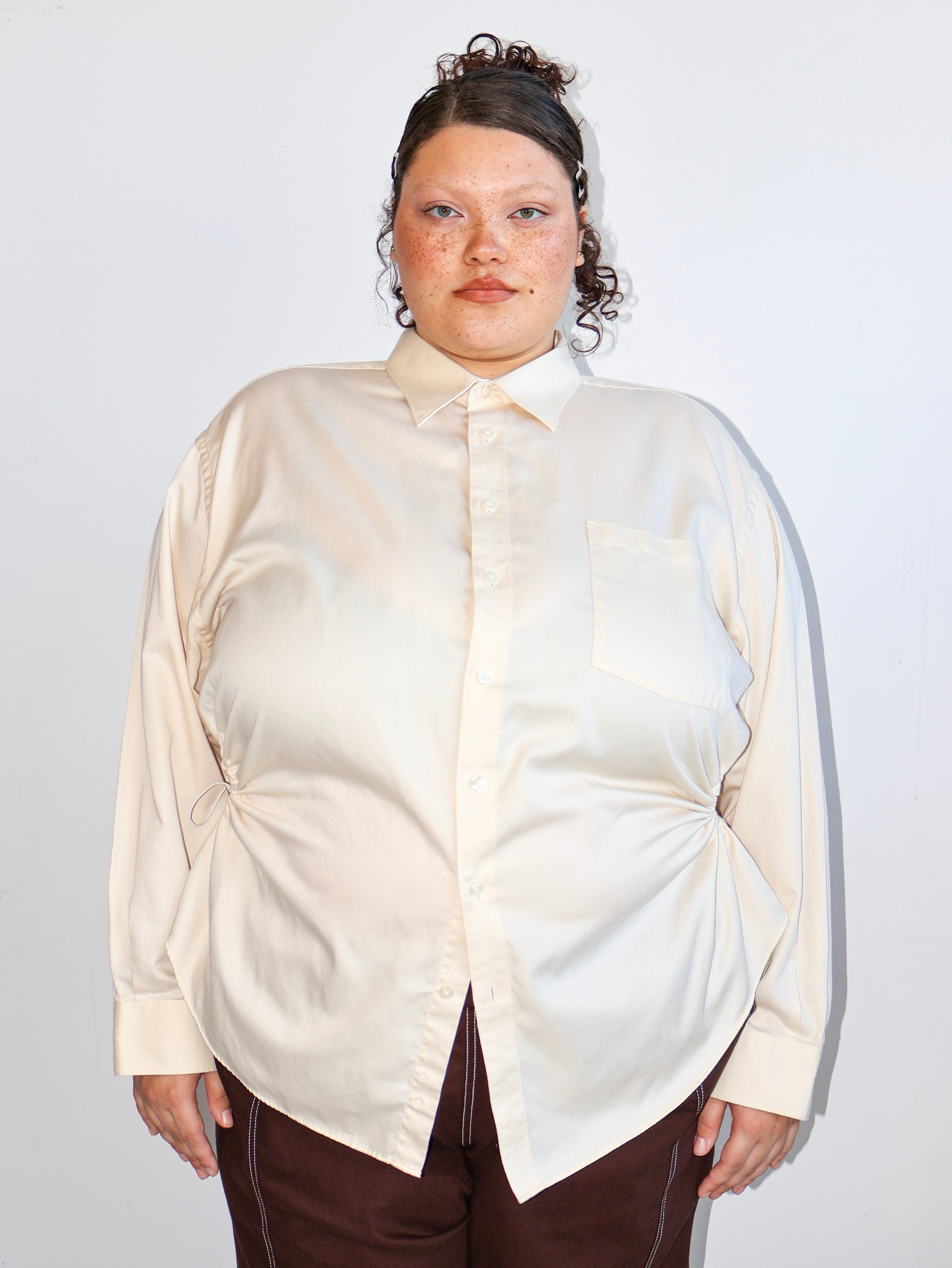 Nena Hansen - Cream Bungee Shirt (3X)