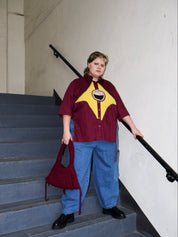 Tiberi x BRZ - Red and Yellow Diamond Top (2X)