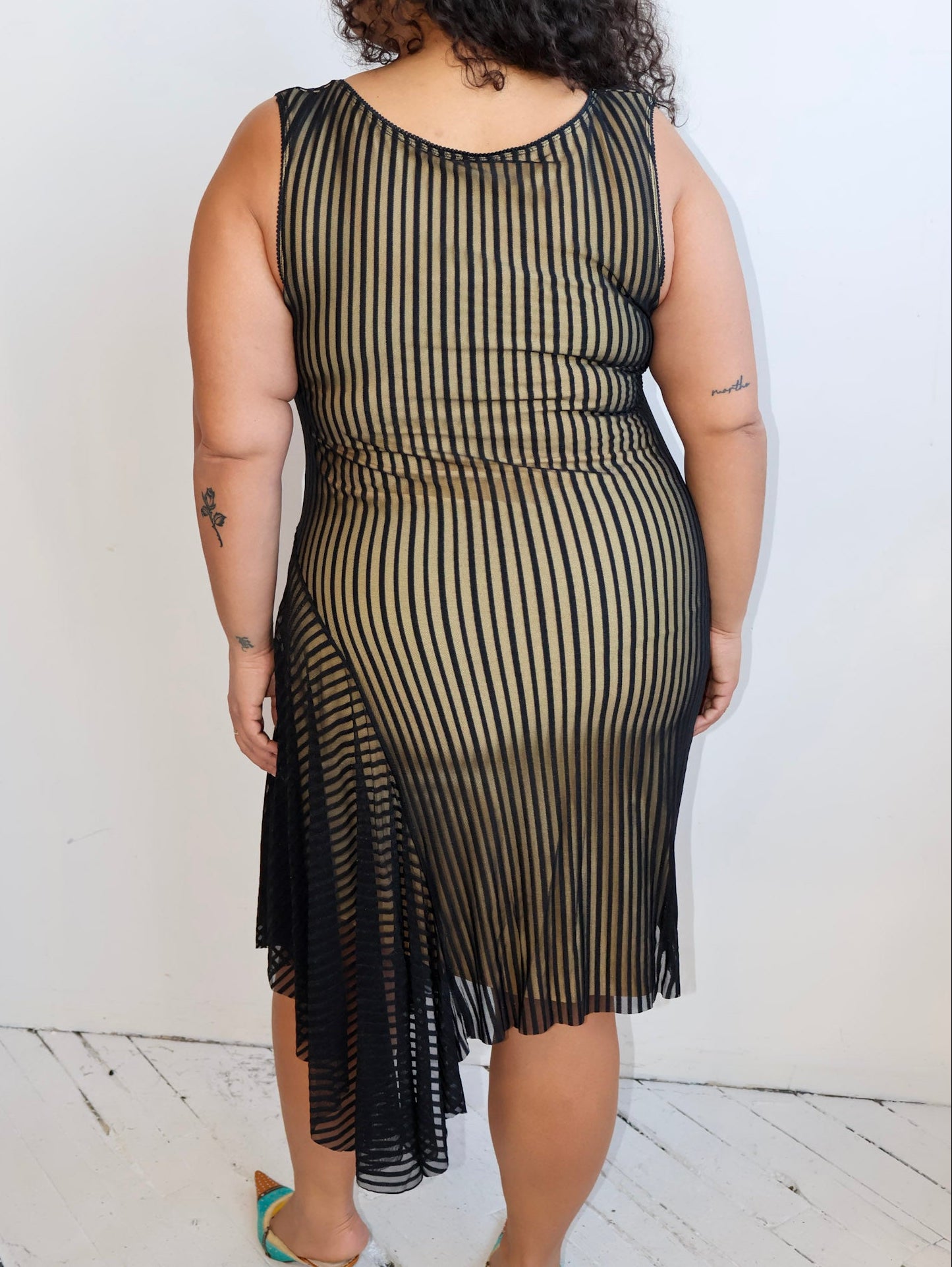 Greta Garmel - Stripe Dress (L-4X)