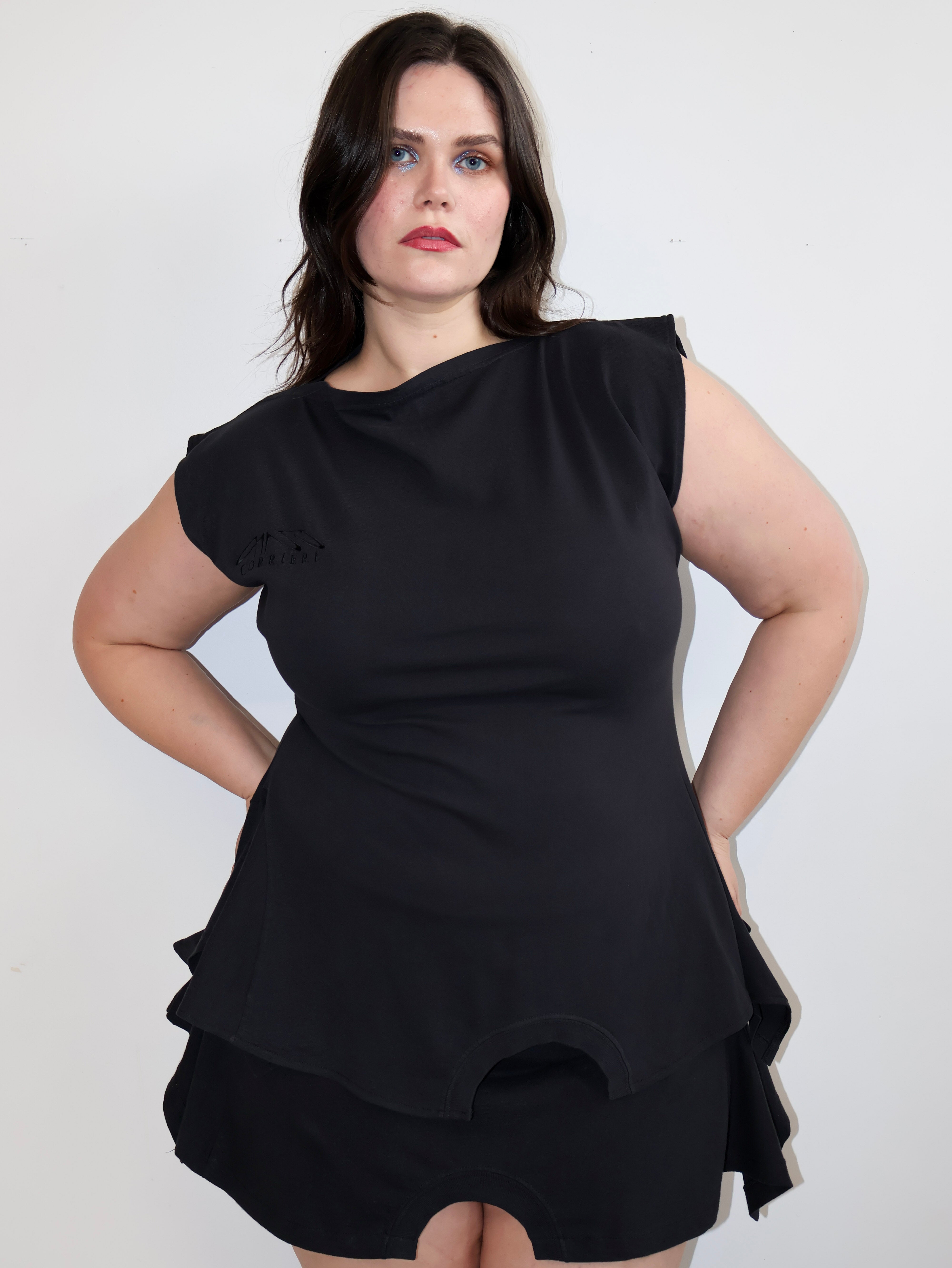 Gina Corrieri x BRZ - Black 180 Top (L/XL + XL/1X)