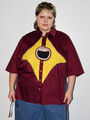 Tiberi x BRZ - Red and Yellow Diamond Top (2X)