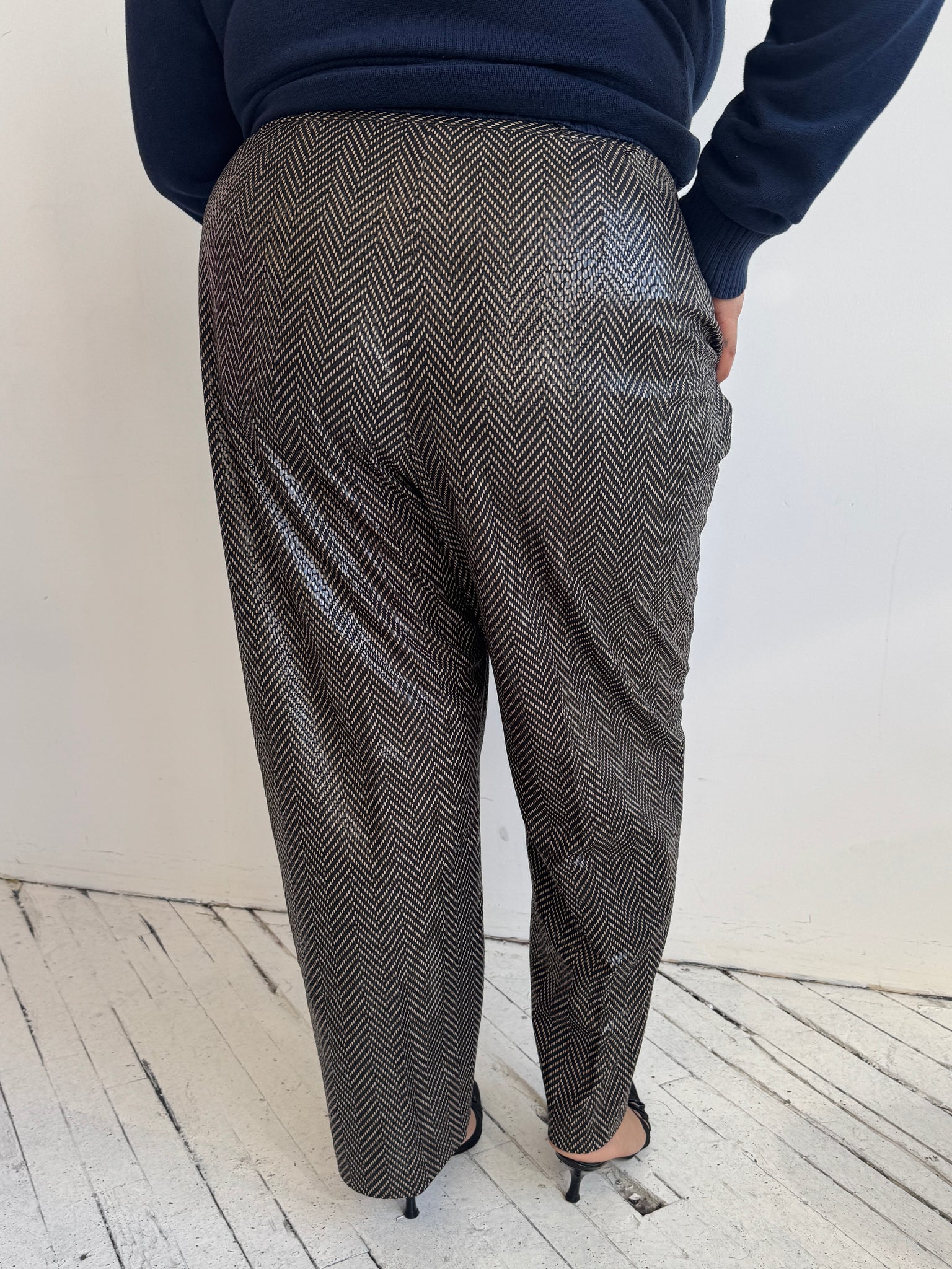 Vintage - Coated Snake Trousers (2X)