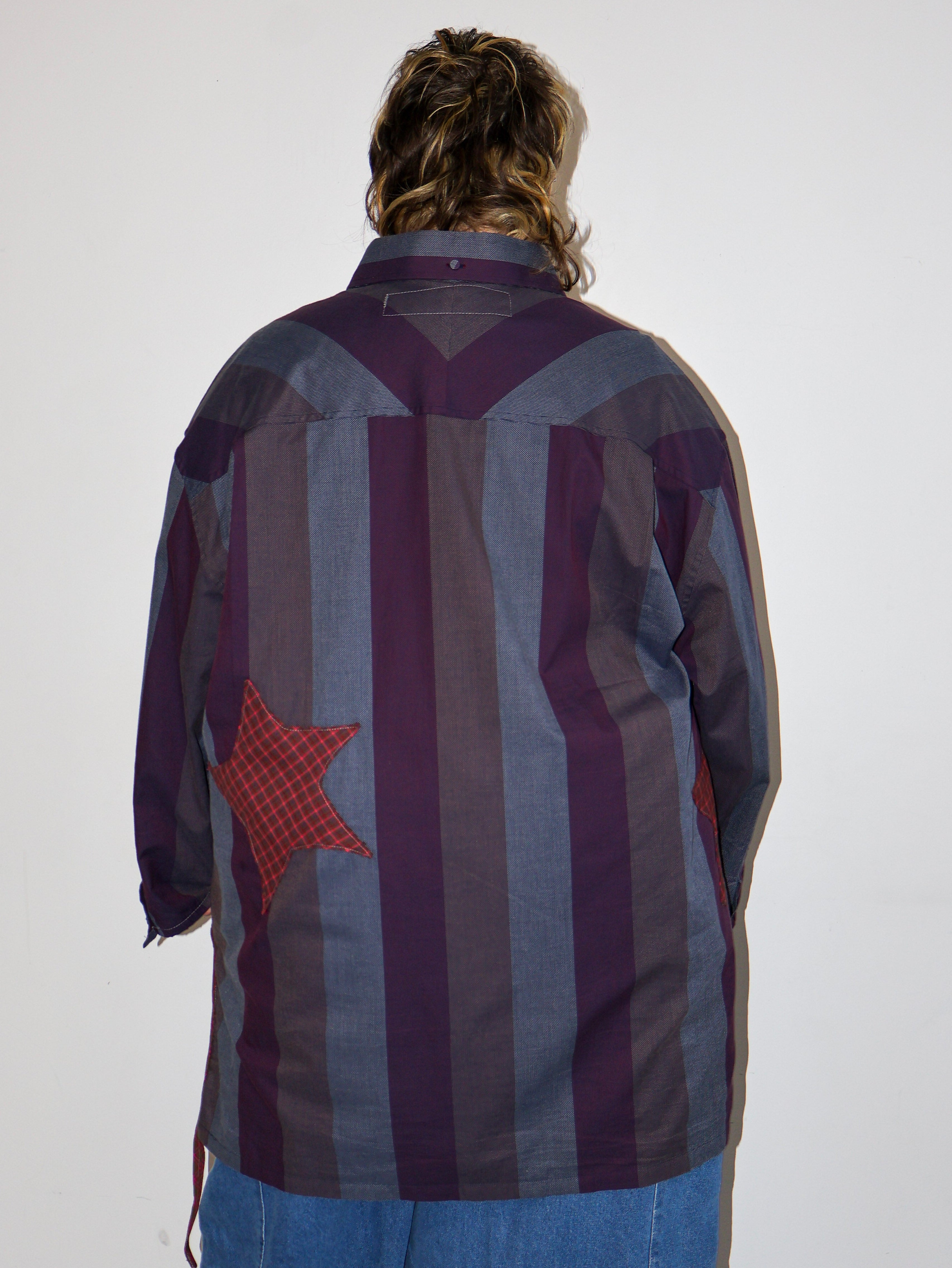 Tiberi x BRZ - Striped Star Top (3X)