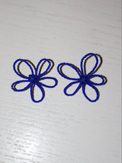 Rashelle - BB Blue Flower Earrings