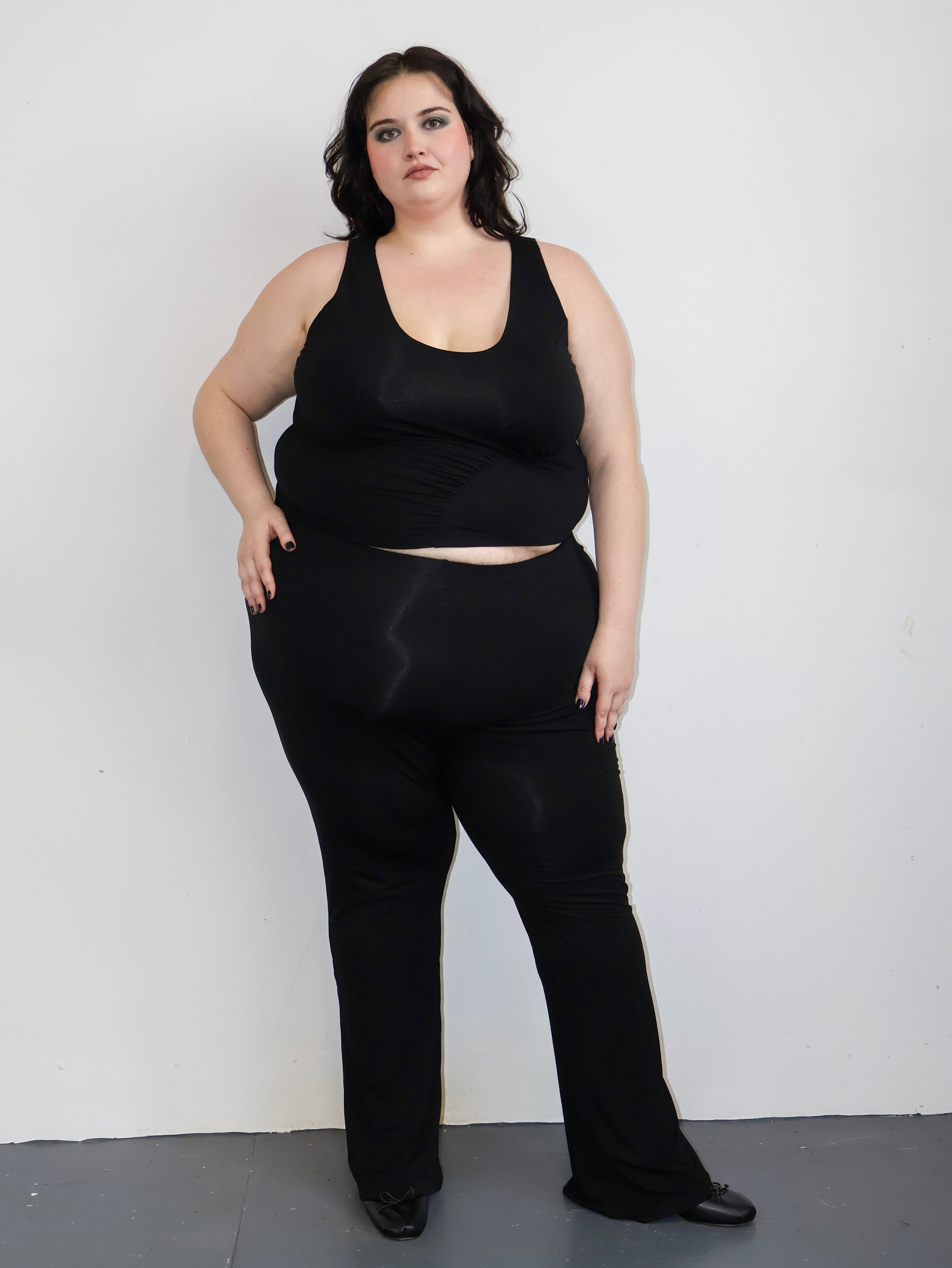Aline - Aisha Asymmetric Ruched Tank Top (1X-4X)