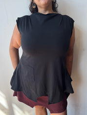 Gina Corrieri - 180 Top - Black Pocket (L/XL + XL/1X)