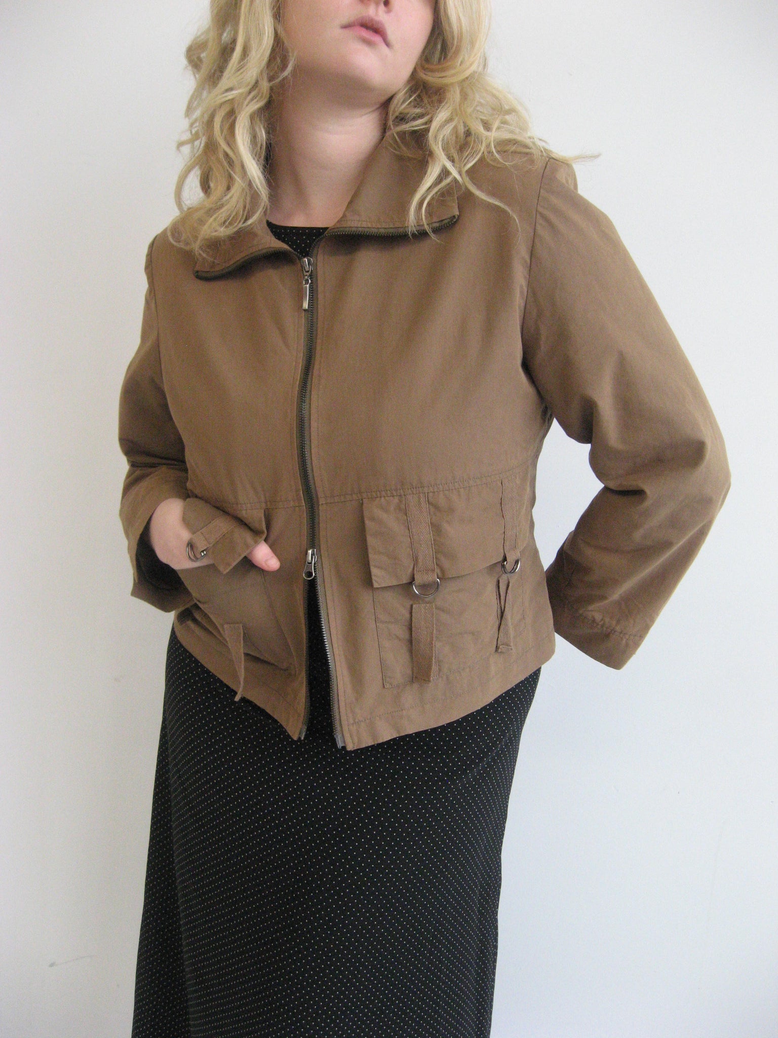 Vintage - Light Brown Utility Jacket (XL)