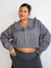 Grandpa's Shirts - Slate Marielle Top (3X)