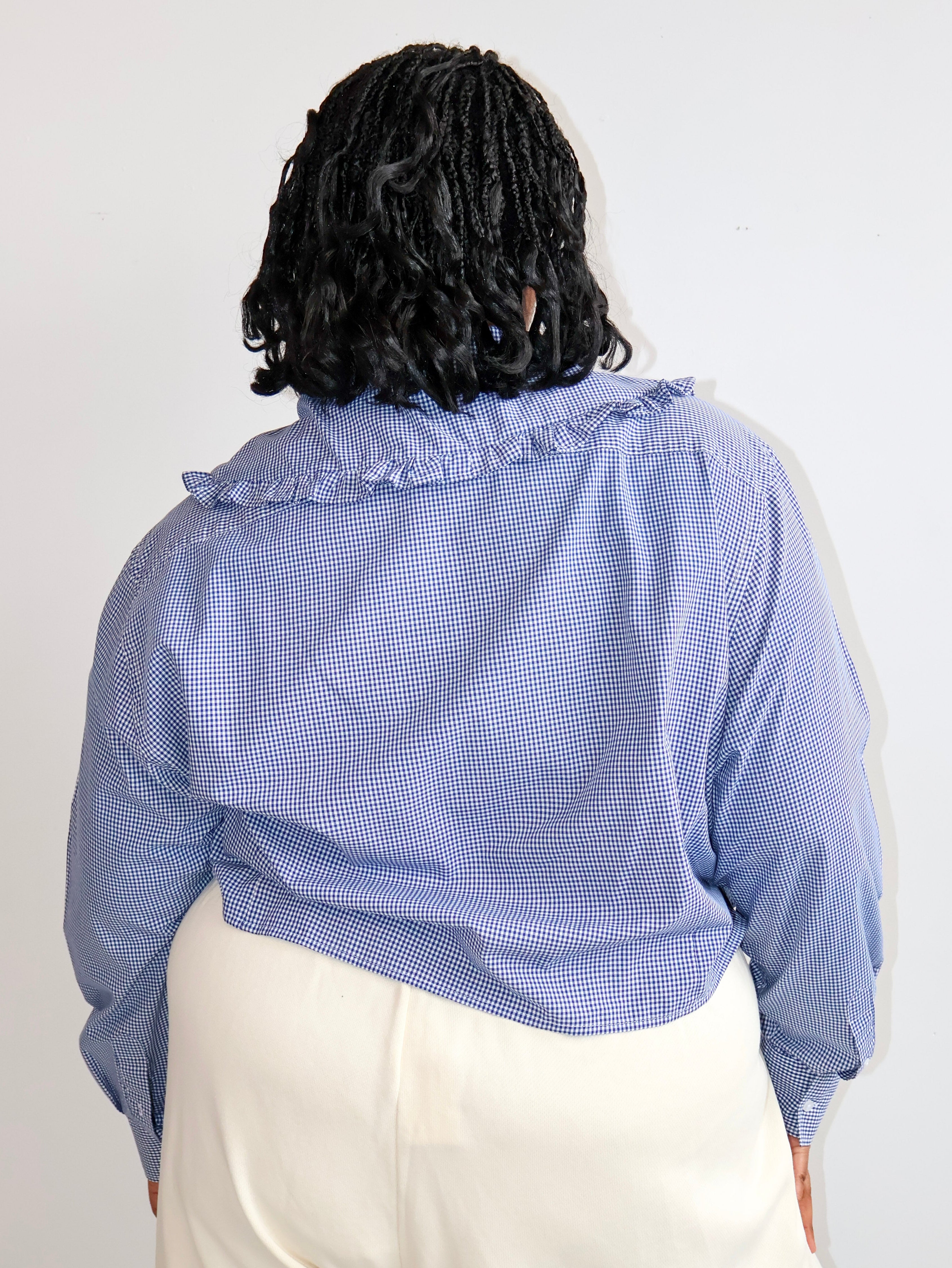 Grandpa's Shirts - Red Ribbon Collared Shirt (2X/3X)