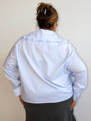 Grandpa's Shirts - Blue Striped Shirt (3X/4X)