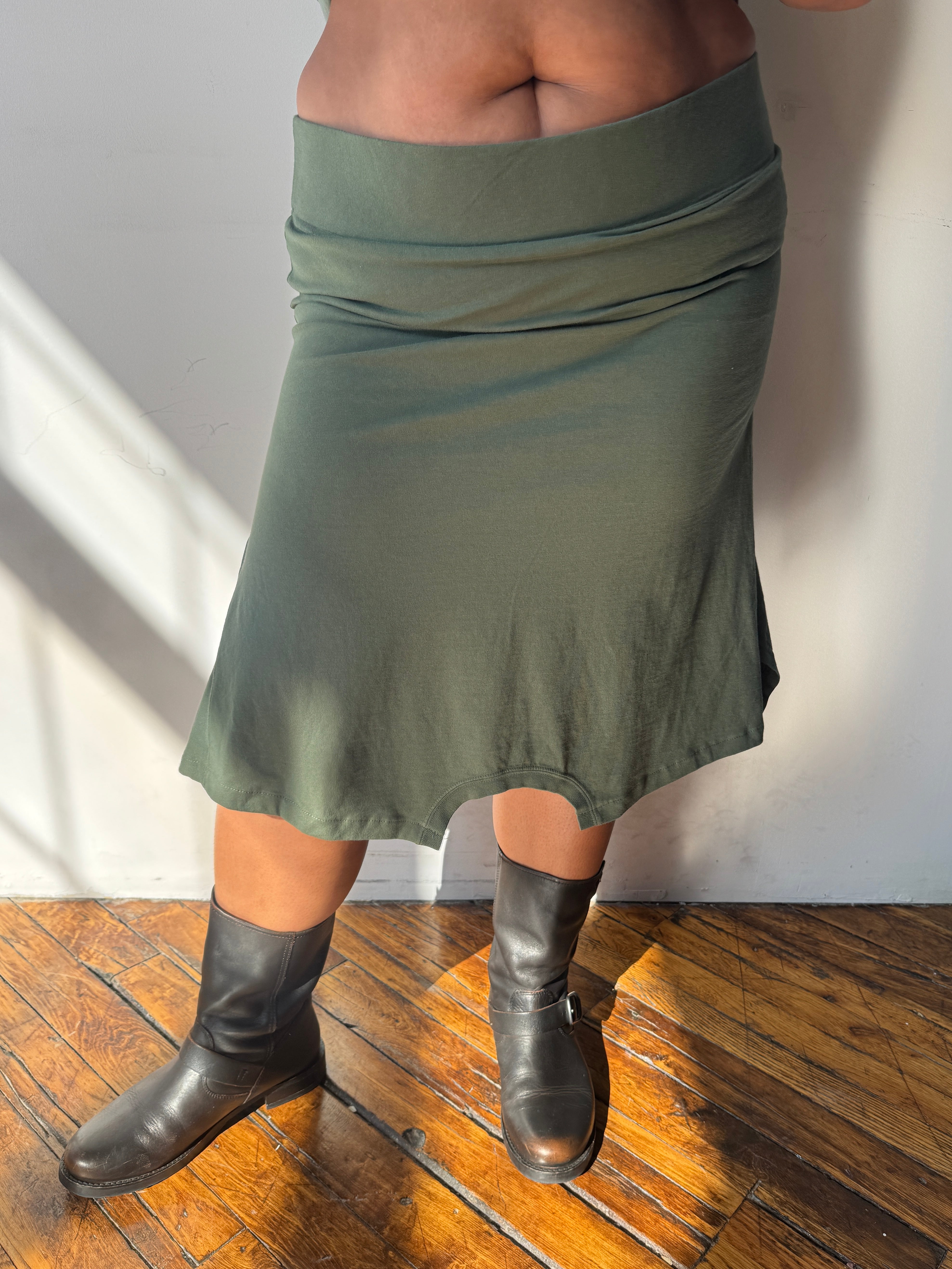 Gina Corrieri - Midi Skirt - Green (XL/1X)