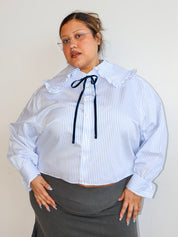 Grandpa's Shirts - Blue Striped Shirt (3X/4X)