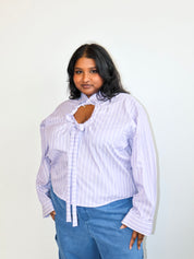 Estudio 1999 x BRZ - Lilac Stripe Camisa Ventana (2X)