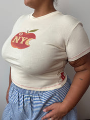 Fruit Face -  NYC Apple Baby Tee (1X-4X)