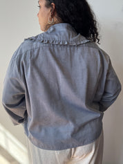 Grandpa's Shirts - Grey Lily Shirt (2X/3X)