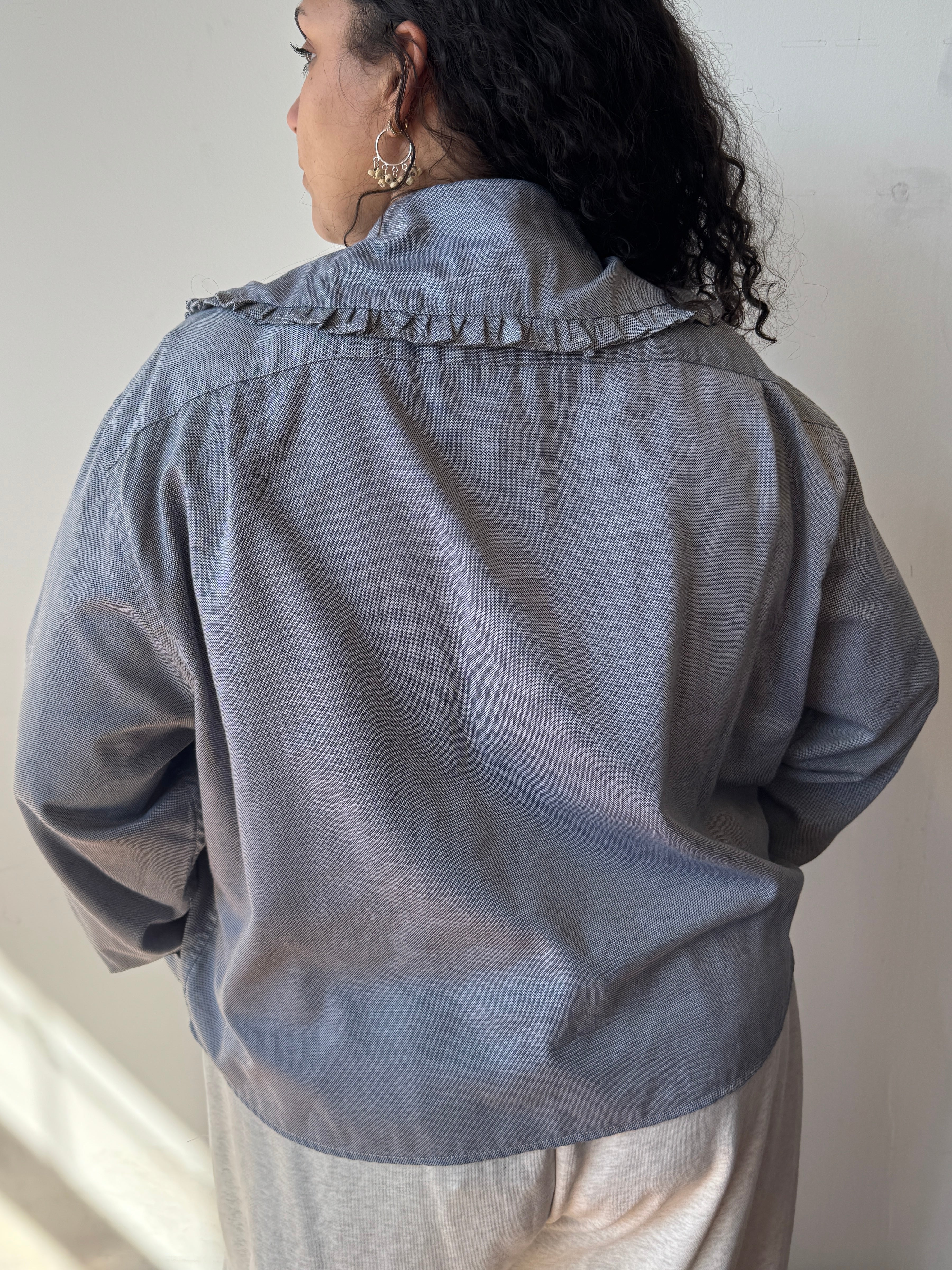 Grandpa's Shirts - Grey Lily Shirt (2X/3X)