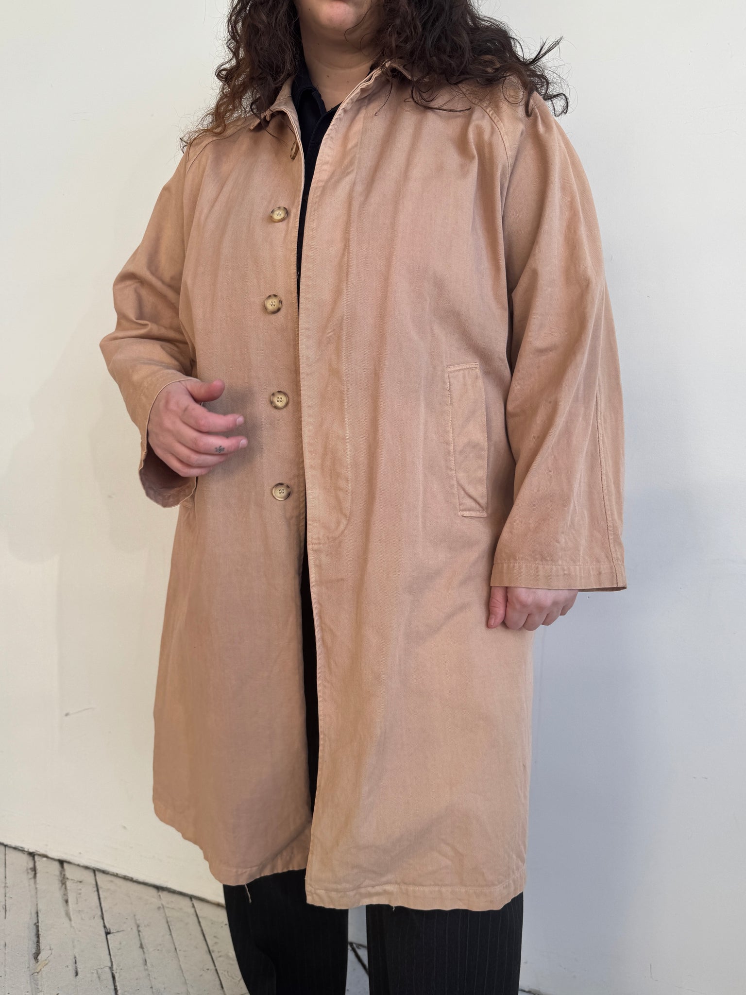 Vintage - Cotton Khaki Trench (2X)