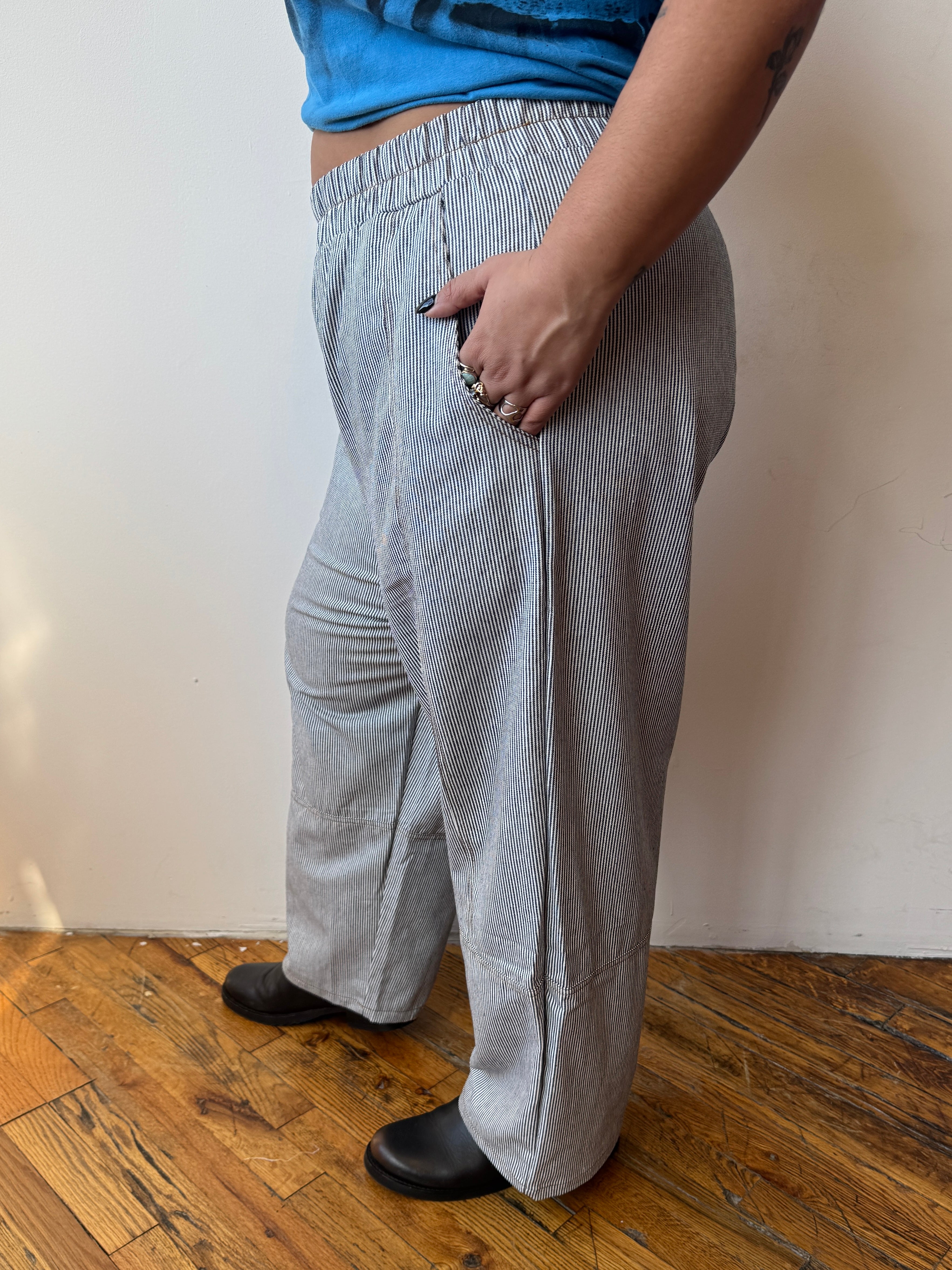 Nettle's Tale - Railroad Stripe Campbell Pant (L-4X)