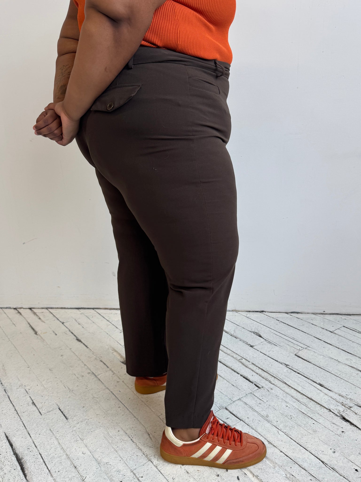 Vintage - Brown Trouser Pant (2X)