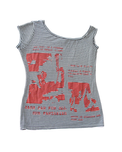 Ophelia Byrne - Collage Asymmetrical Baby Tee (1X-3X)