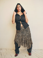 Ester Manas - Asymmetrical Skirt - Feline Mesh (XL-4X)