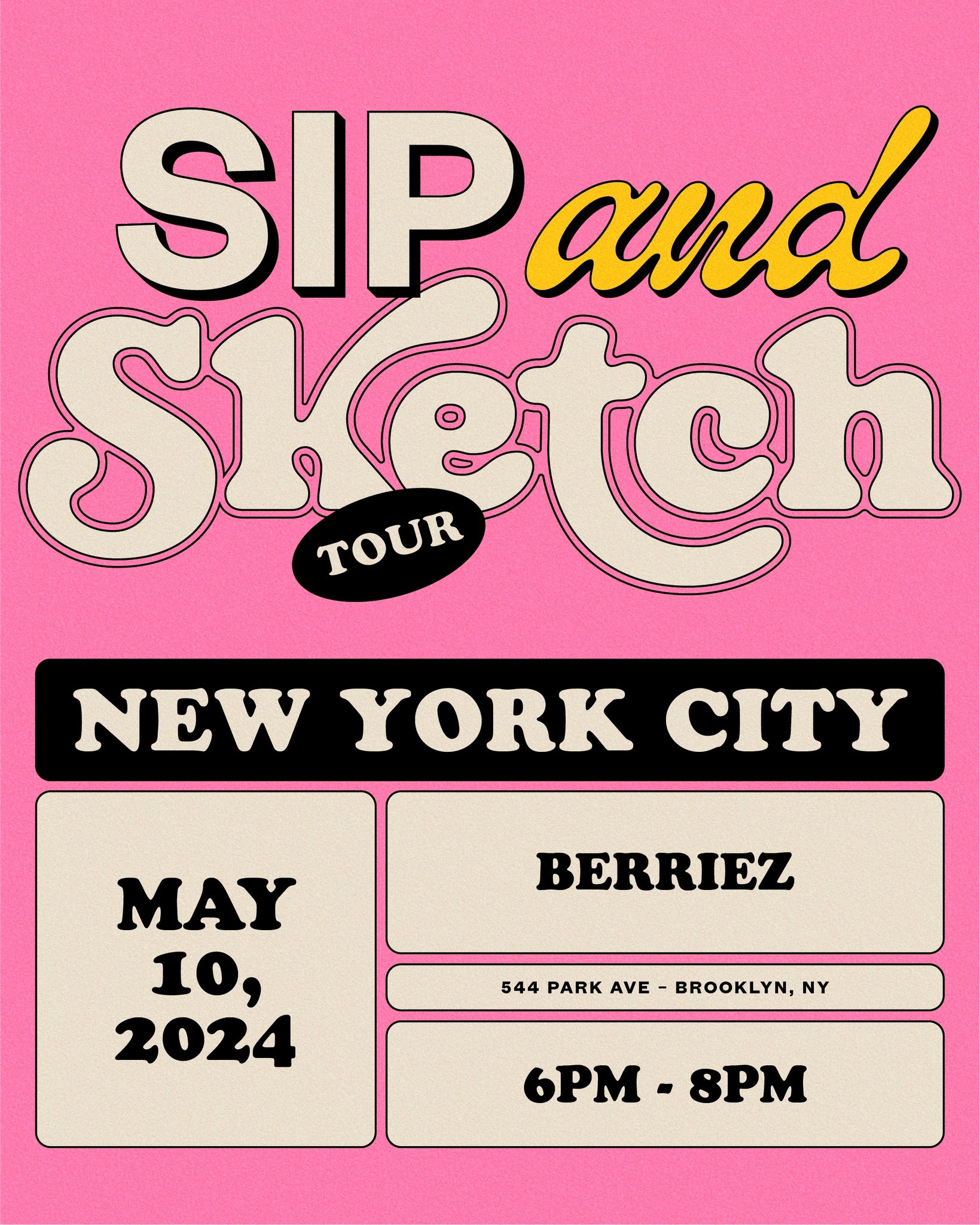 TICKETS: Sip & Sketch with Marianna Fierro - 5/10