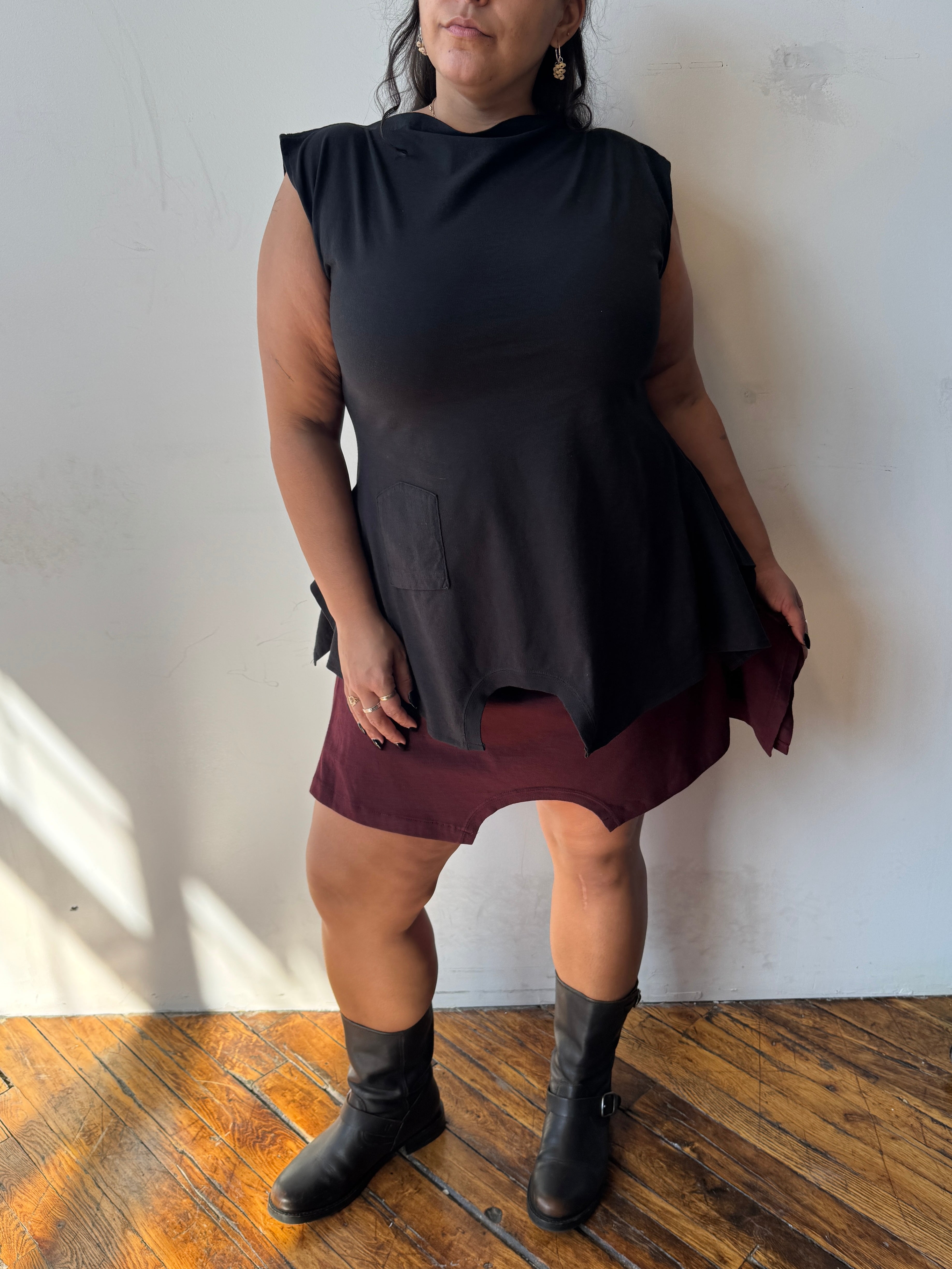 Gina Corrieri - 180 Top - Black Pocket (L/XL + XL/1X)