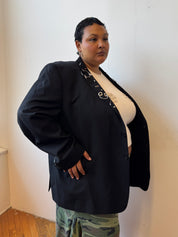 Shop Journal x BRZ - Black Embellished Blazer (3X)