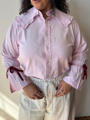 Grandpa's Shirts - Pink Lily Shirt (1X)