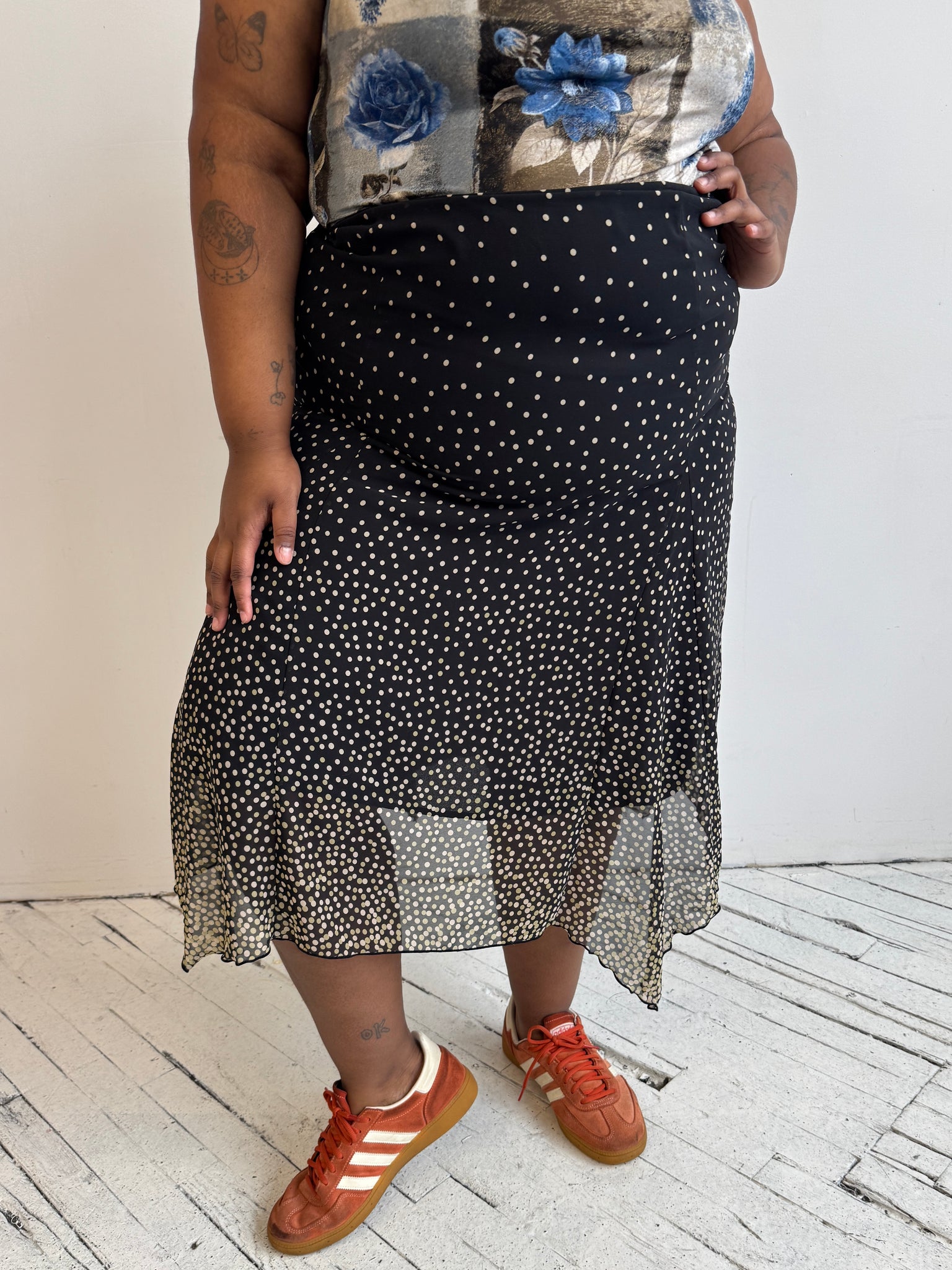 Vintage - Polka Dot Skirt (2X)