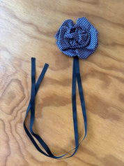 Grandpa's Shirts Brooch - Navy & Pink Check