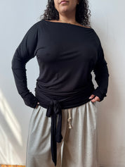 Em & May Enya Top - Black