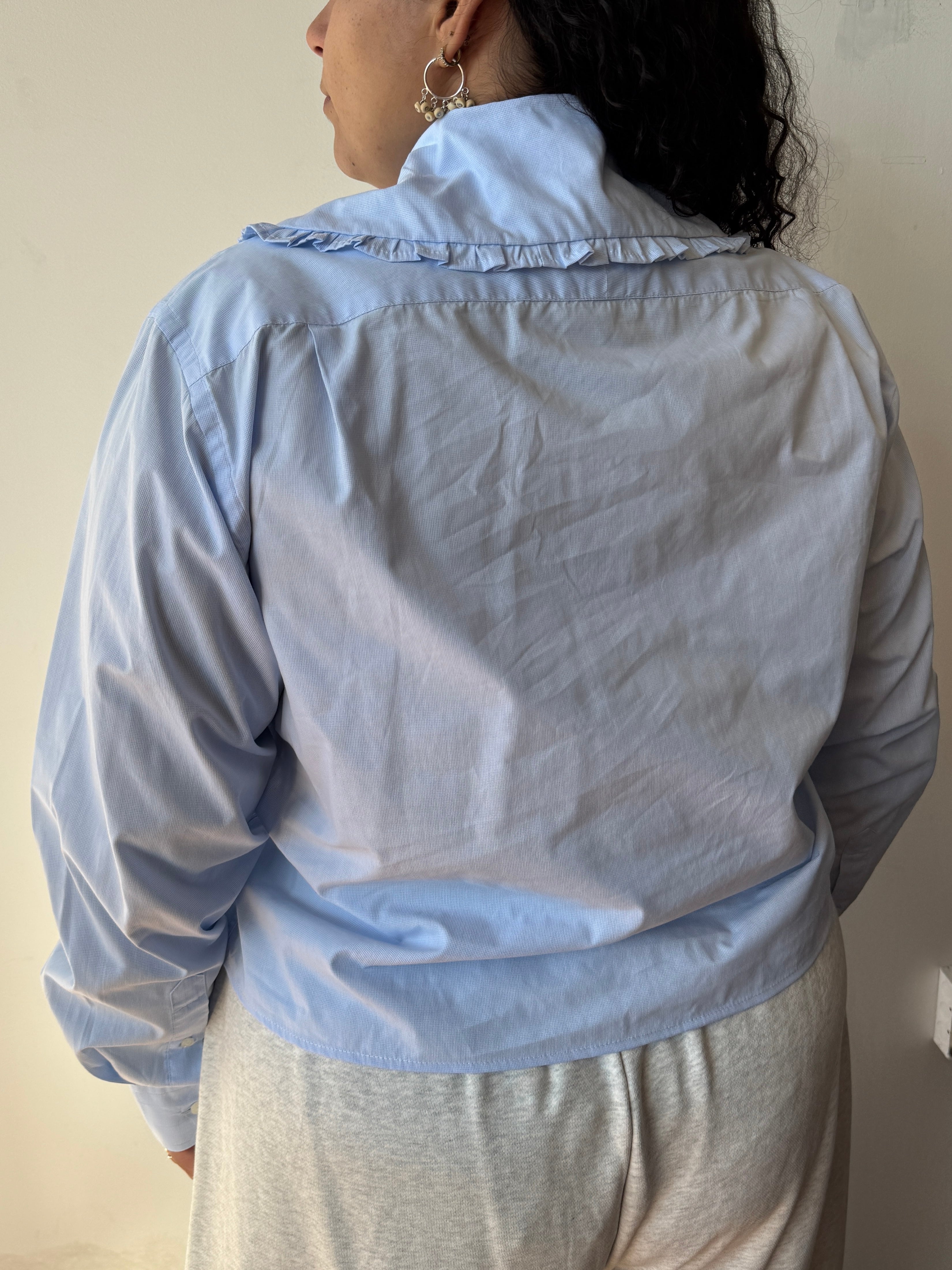 Grandpa's Shirts - BB Blue Lily Shirt (2X)