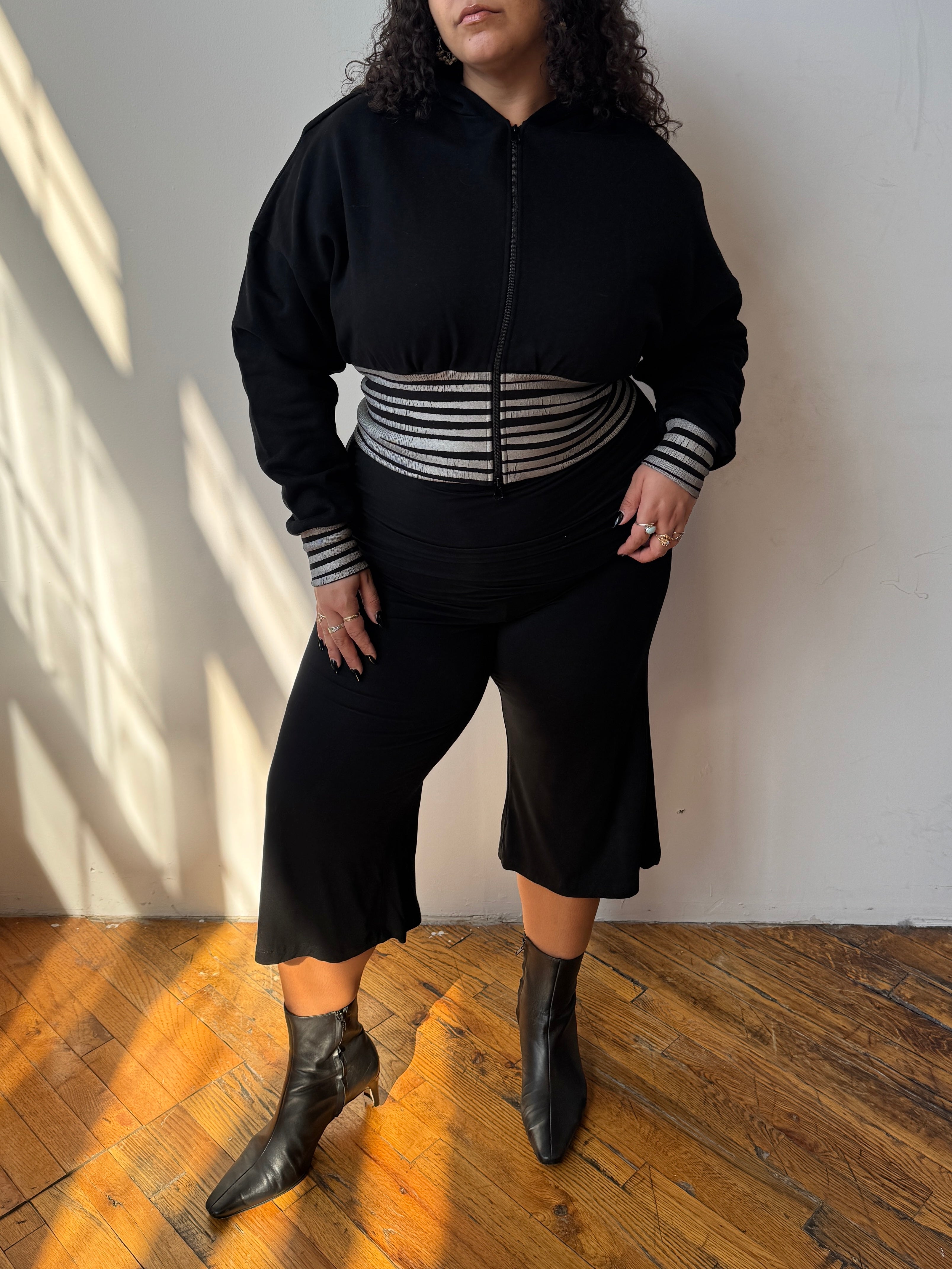 Karla Laidlaw - Circus Jacket - Vintage Black & Silver (XL-3X)