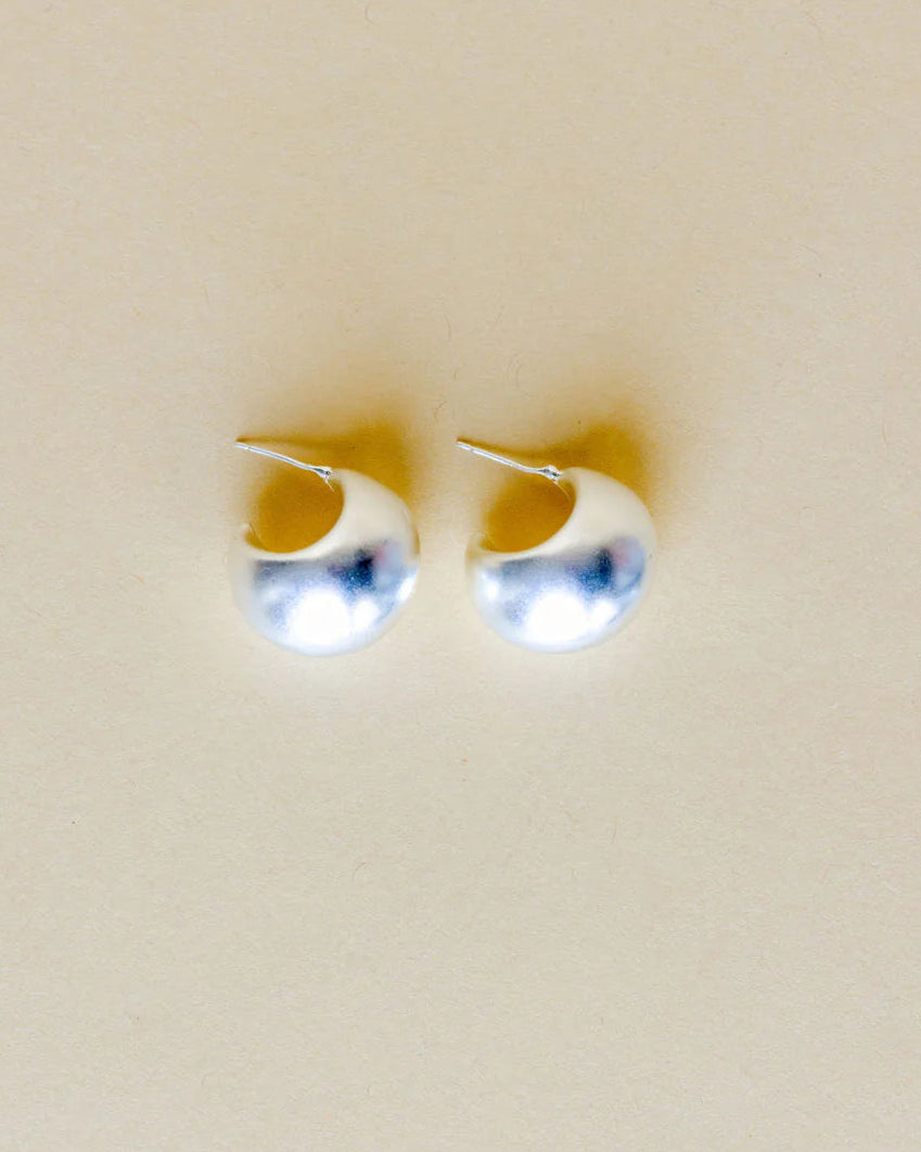 Casa Clara - Justine Silver Hoop Earrings