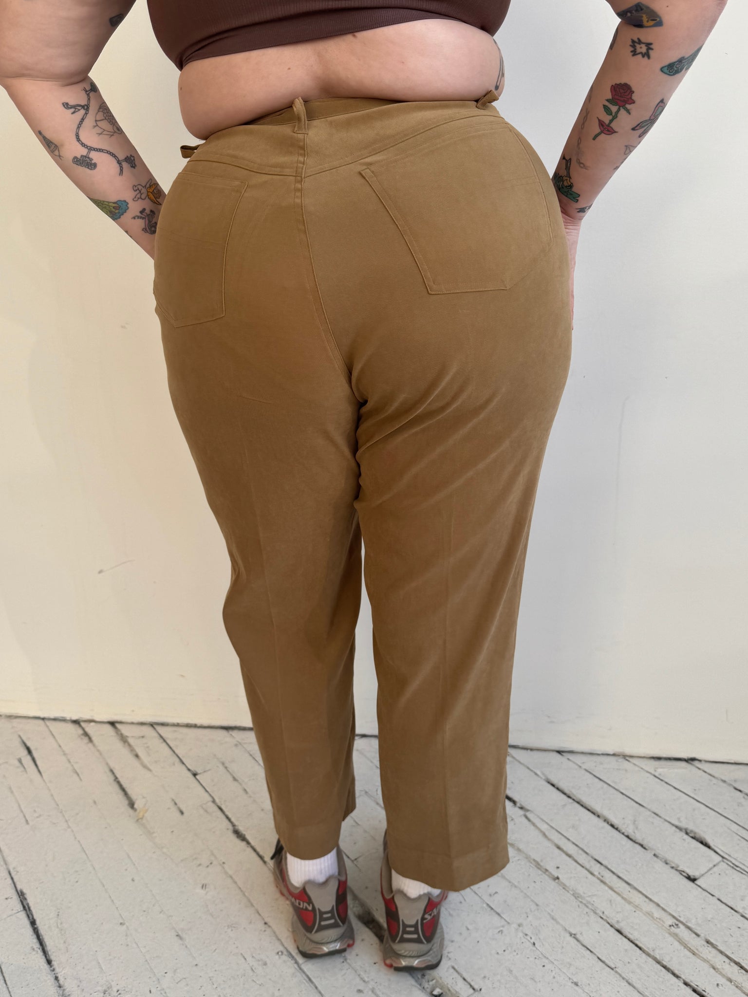 Vintage - Camel Slacks (XL/1X)