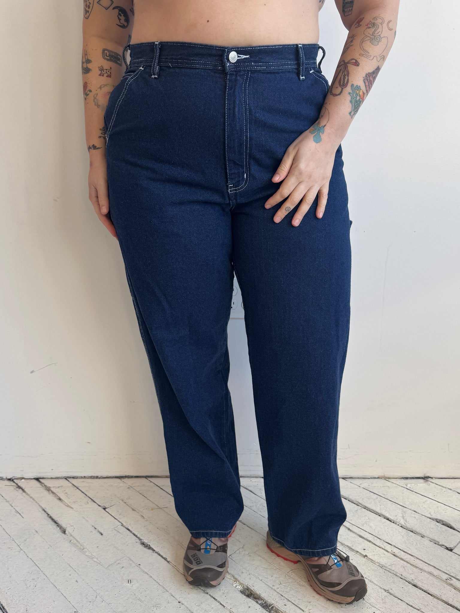 Vintage - Denim Carpenter Pants (1X)