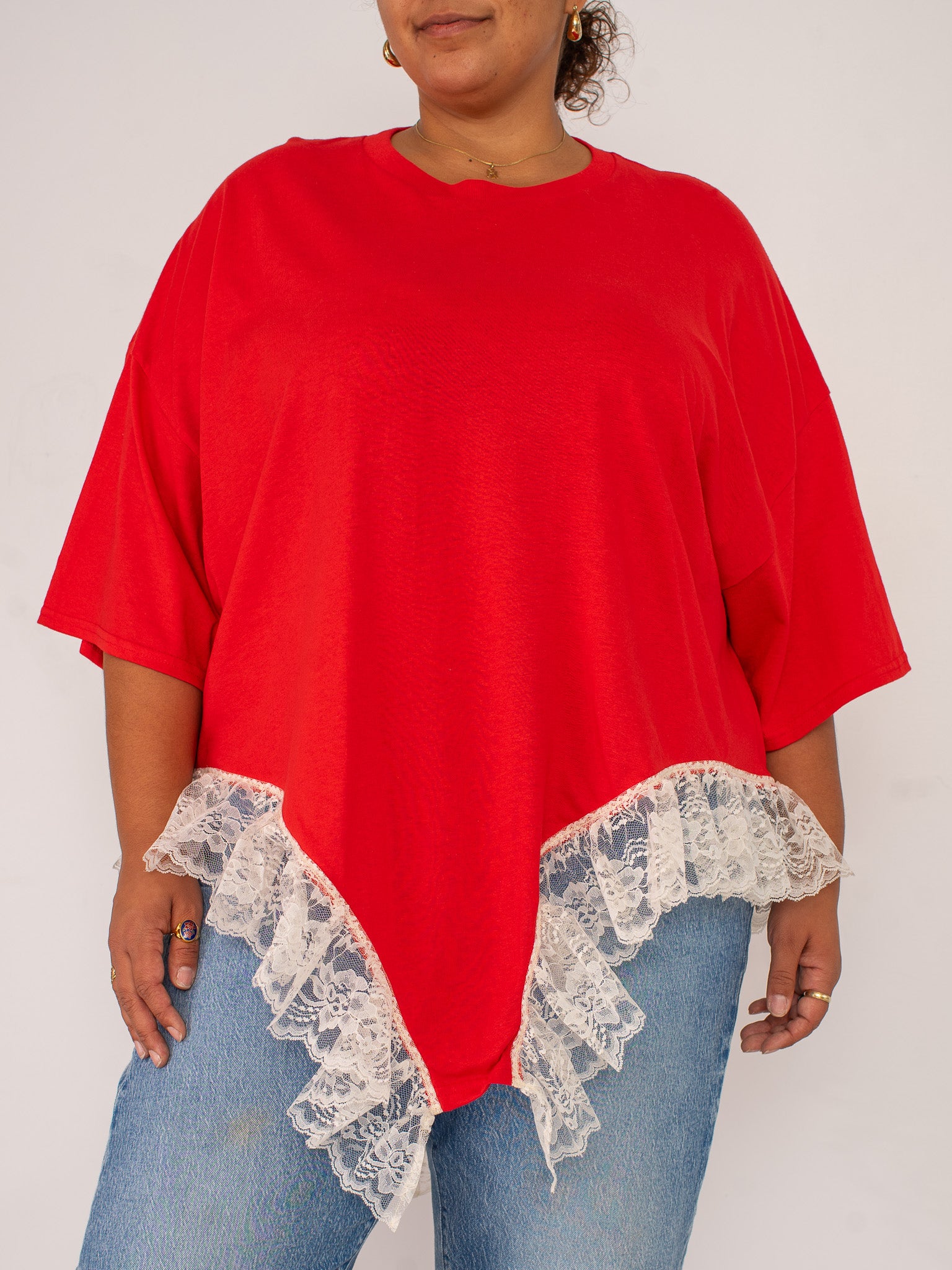 Shop Journal - Red Negligee Tee (4X + 5X)