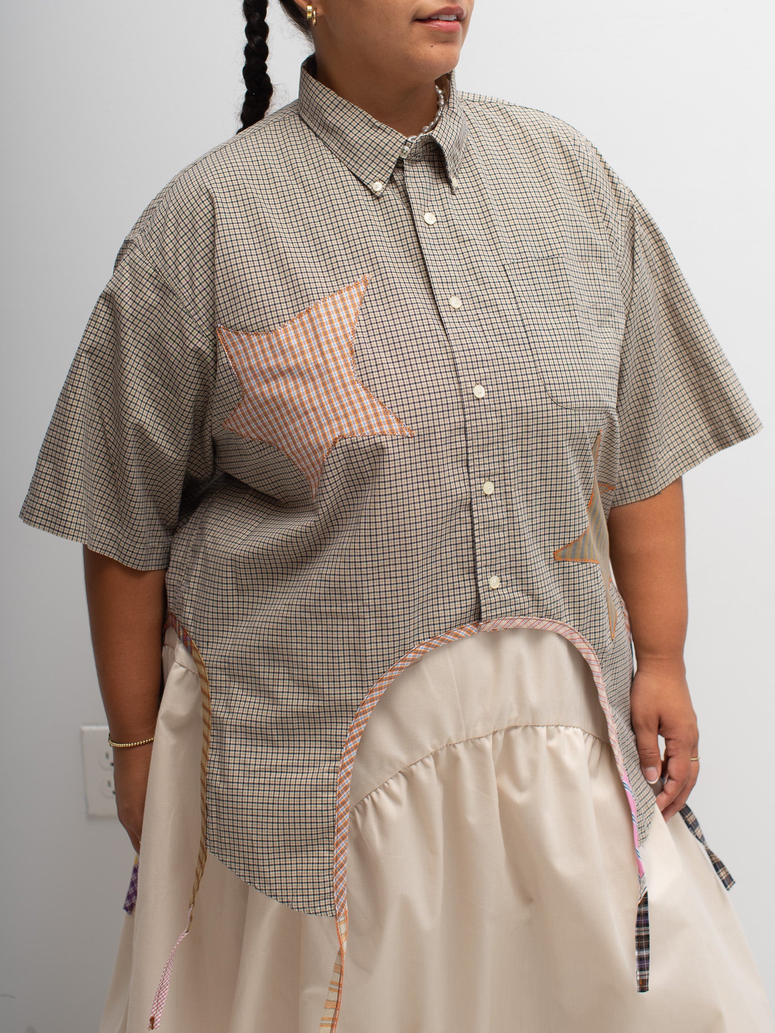 Tiberi x BRZ - Beige Reworked Star Shirt (2X)