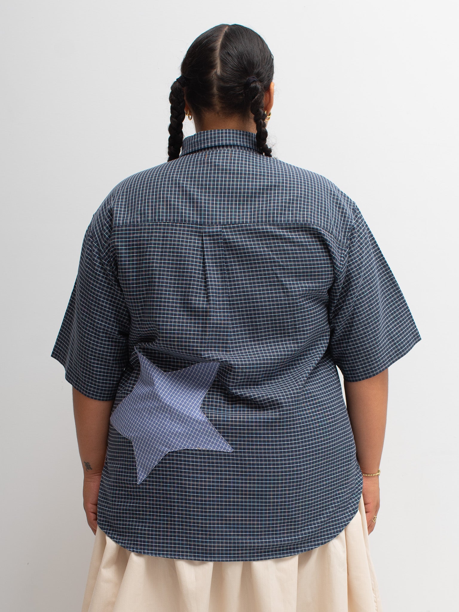 Tiberi x BRZ - Navy Reworked Star Shirt (2X)